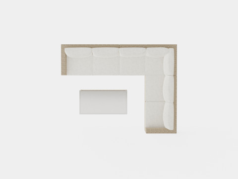 Hosta sofa set 3D 模型