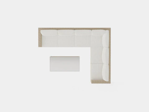 Hosta sofa set 3D Model
