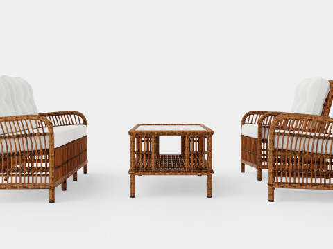 Anemone sofa set 3D Model