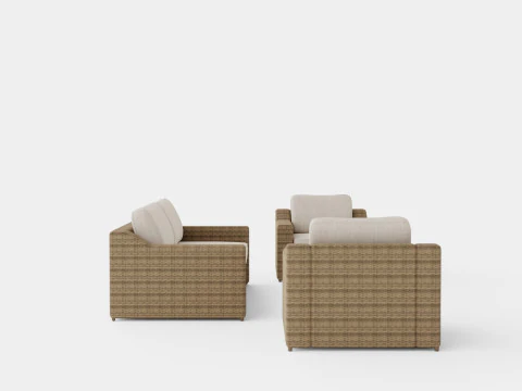 グレンドンソファセット 3Dモデル