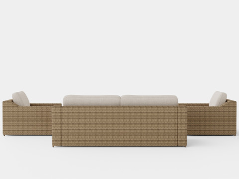 Glendon sofa set 3D-Modell