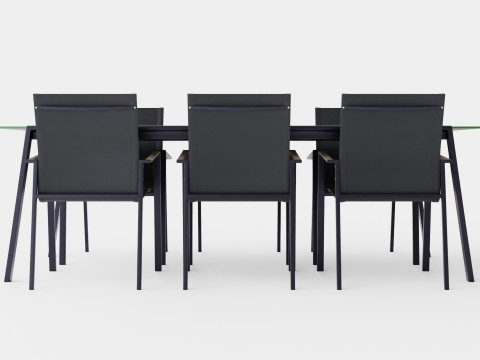 Lyra dining set 3D Model