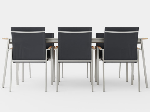 Naos dining set 3Dモデル
