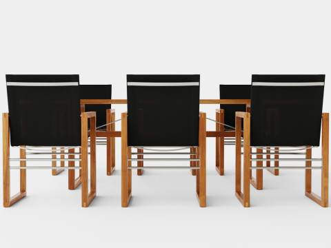 Vevi dining set Modèle 3D