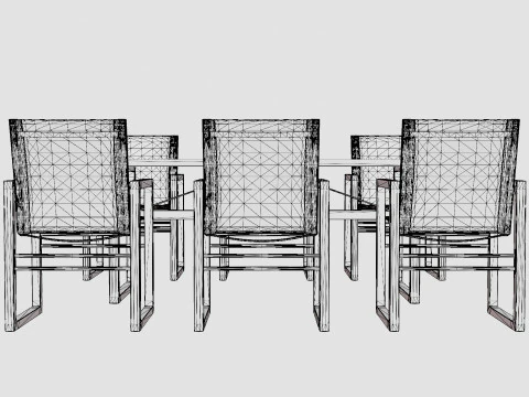 Vevi yemek takımı 3D Model