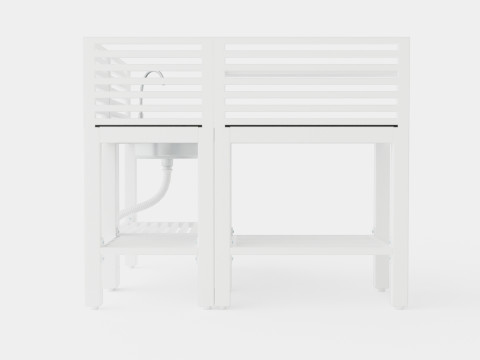 Bellac outdoor kitchen Modello 3D