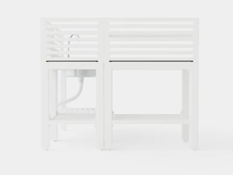 Bellac outdoor kitchen 3D Model