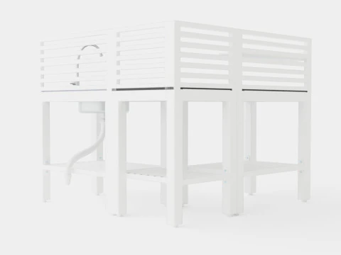 Bellac outdoor kitchen 3D Model