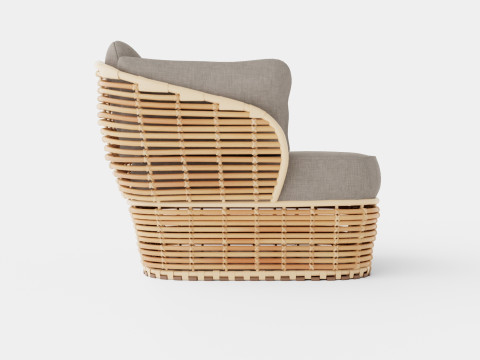 Basket lounge chair Modelo 3D