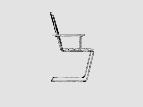 Armchair A2 3D Model