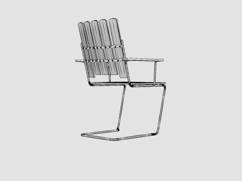 Armchair A2 3D Model