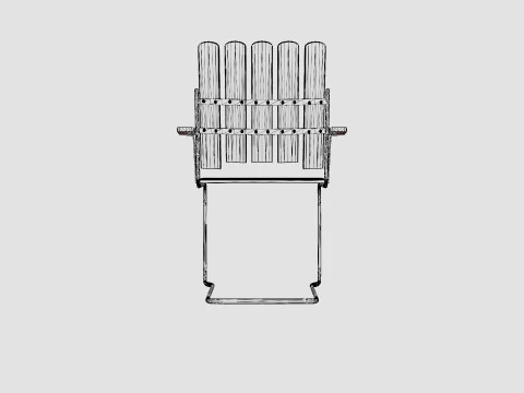Armchair A2 3D Model