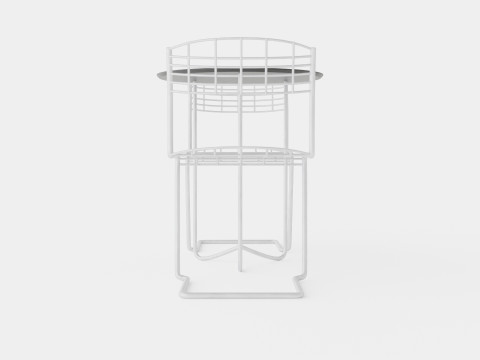 High-tech dining set 3D 모델