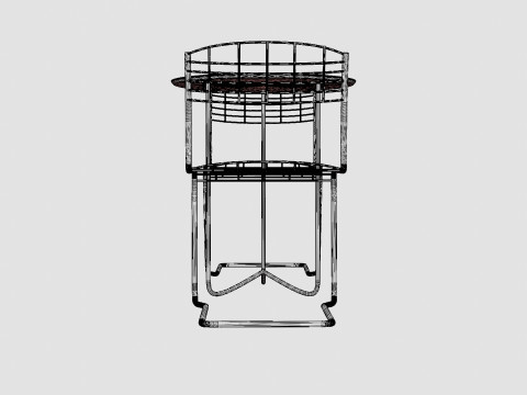 High-tech dining set 3D 모델