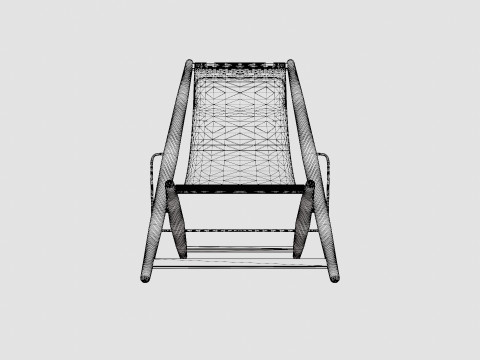 H55 lounge chair 3D 모델