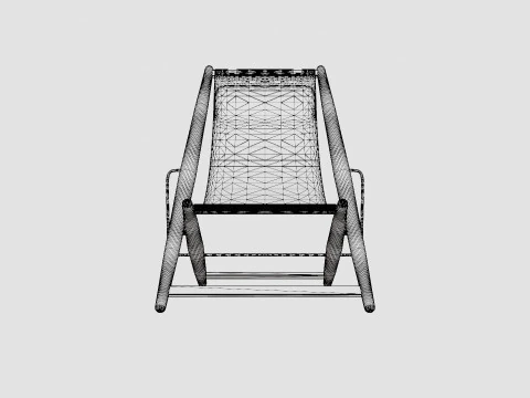 H55 lounge chair 3D Model