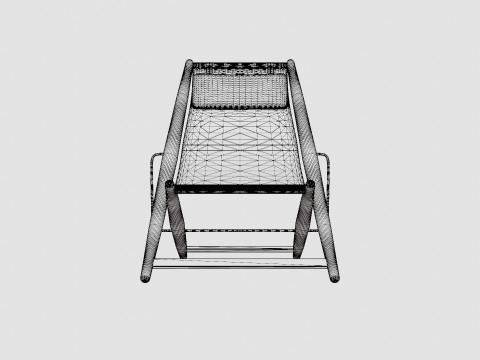 H55 lounge chair 3D 모델