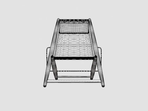 H55 lounge chair 3D Model