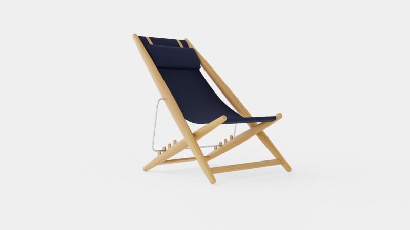 H55 lounge chair 3D Модель .c4d .max .obj .3ds .fbx .stl .blend 
