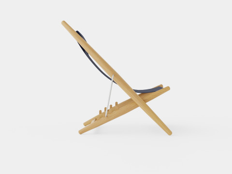 H55 lounge chair 3D Модель