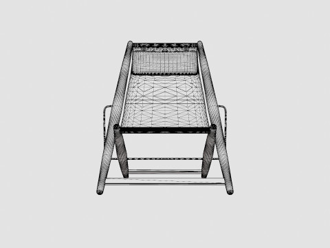 H55 lounge chair 3D Модель