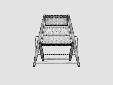 H55 lounge chair 3D Model
