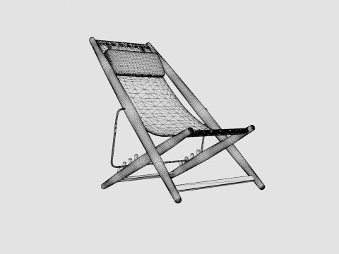 H55 lounge chair 3D Модель