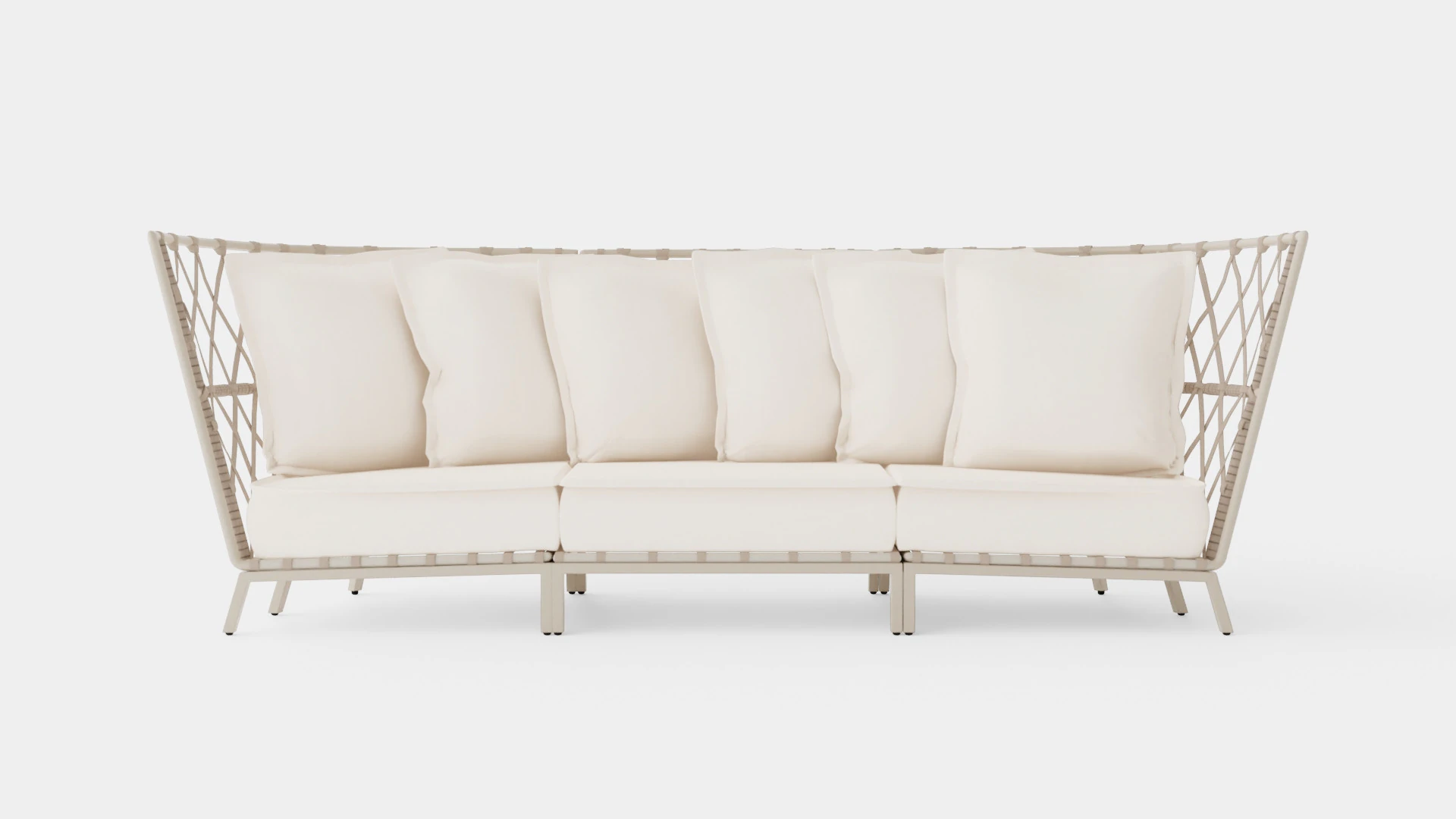 Jet set lounge sofa 3D Model .c4d .max .obj .3ds .fbx .stl .blend 