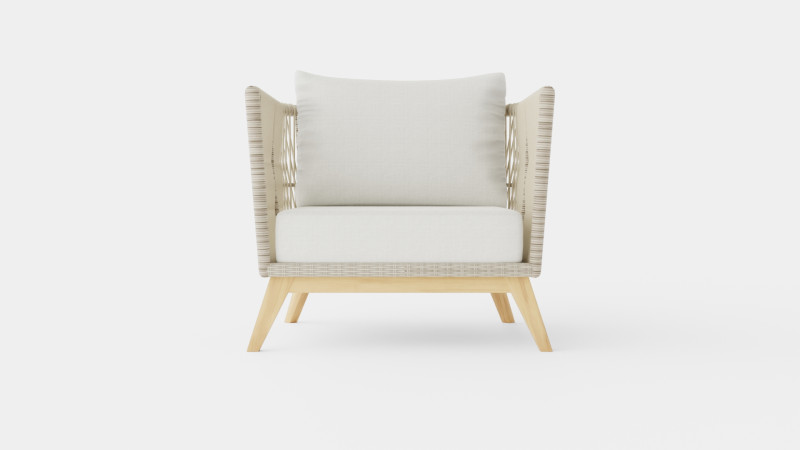 Himmelsnas armchair 3D 模型 .c4d .max .obj .3ds .fbx .stl .blend