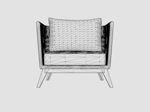 Himmelsnas armchair 3D 模型