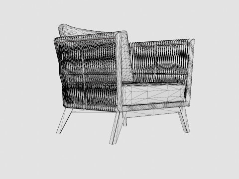 Himmelsnas armchair 3D 模型