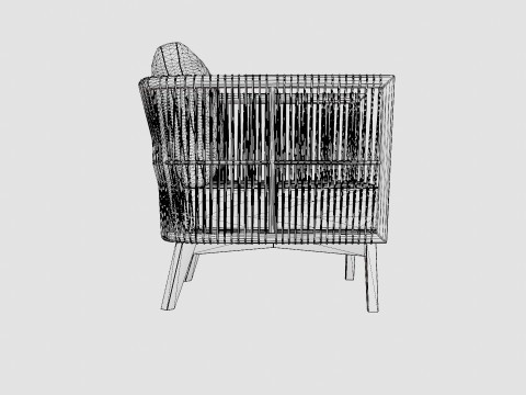 Himmelsnas armchair 3D 模型
