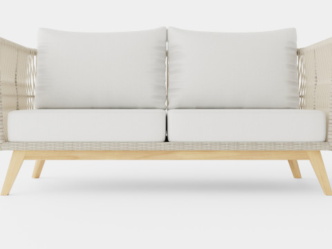 Himmelsnas 2-seater sofa 3D-Modell