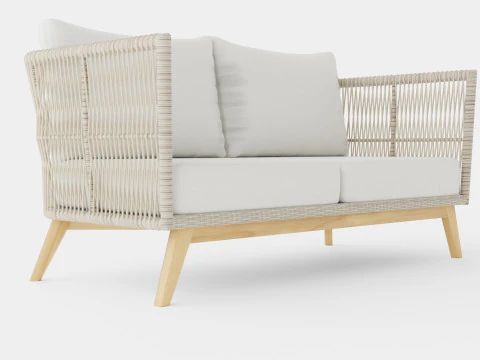 Himmelsnas 2-seater sofa 3D Model