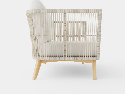 Himmelsnas 2-seater sofa Modelo 3D