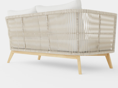 Himmelsnas 2-seater sofa Modelo 3D