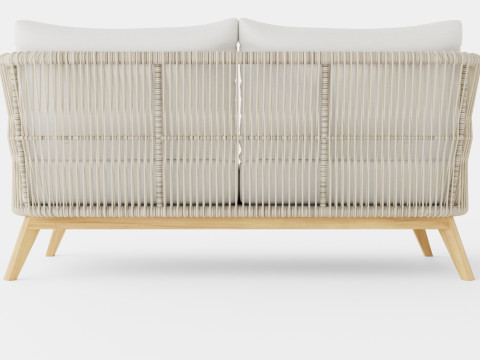 Himmelsnas 2-seater sofa Modelo 3D