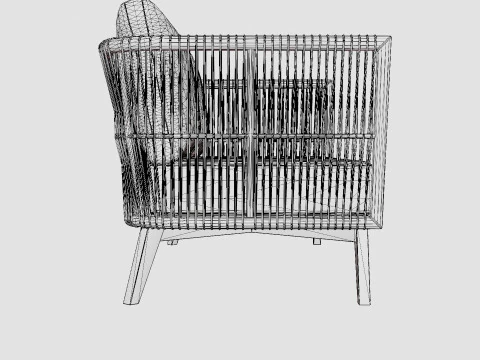 Himmelsnas 2-seater sofa 3D Model