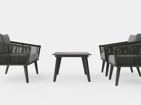 Groupe de salon Hunneslatt Modèle 3D