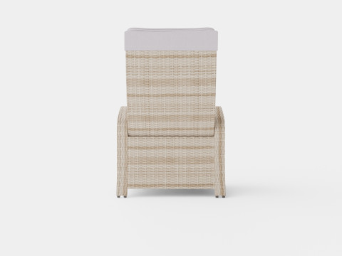 ARMCHAIR WITH FOOTREST ROMA 3D Model