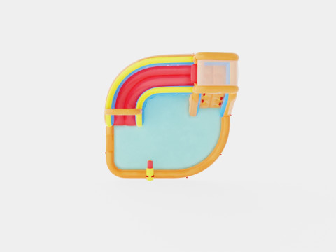 BOUNCING CASTLE 3Dモデル