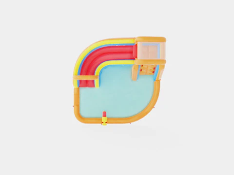 BOUNCING CASTLE 3D Model