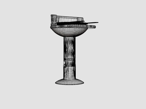 CHARCOAL GRILL 3D Model