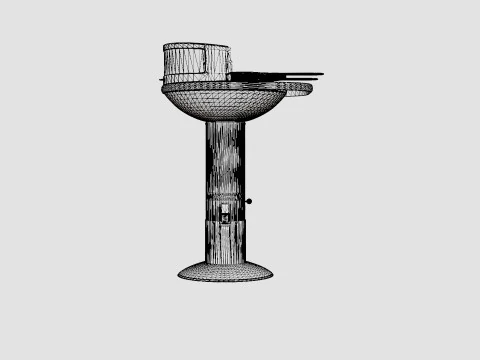 CHARCOAL GRILL 3D Model