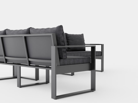 CORNER SOFA BEL AIR 3D Модель