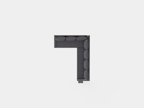 CORNER SOFA BEL AIR 3D Модель