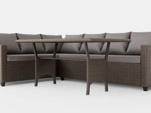 CORNER SOFA LARKOLLEN 3D Model