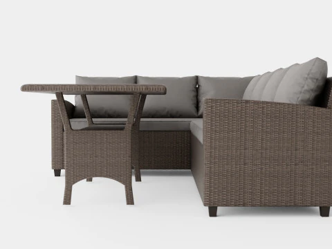CORNER SOFA LARKOLLEN 3D Model
