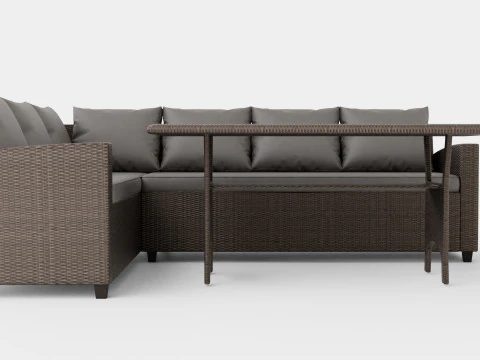 CORNER SOFA LARKOLLEN 3D Model