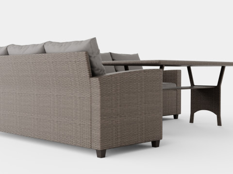 CORNER SOFA LARKOLLEN 3D Модель